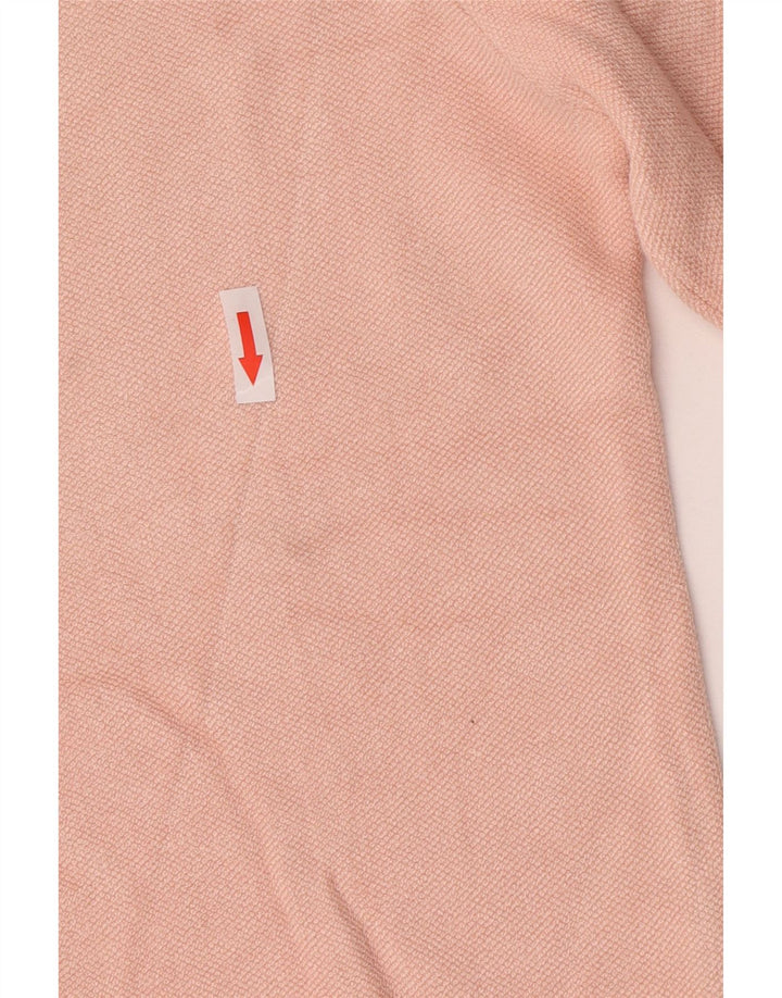 Zara Womens Crop Cardigan Top UK 12 Rose Moyen