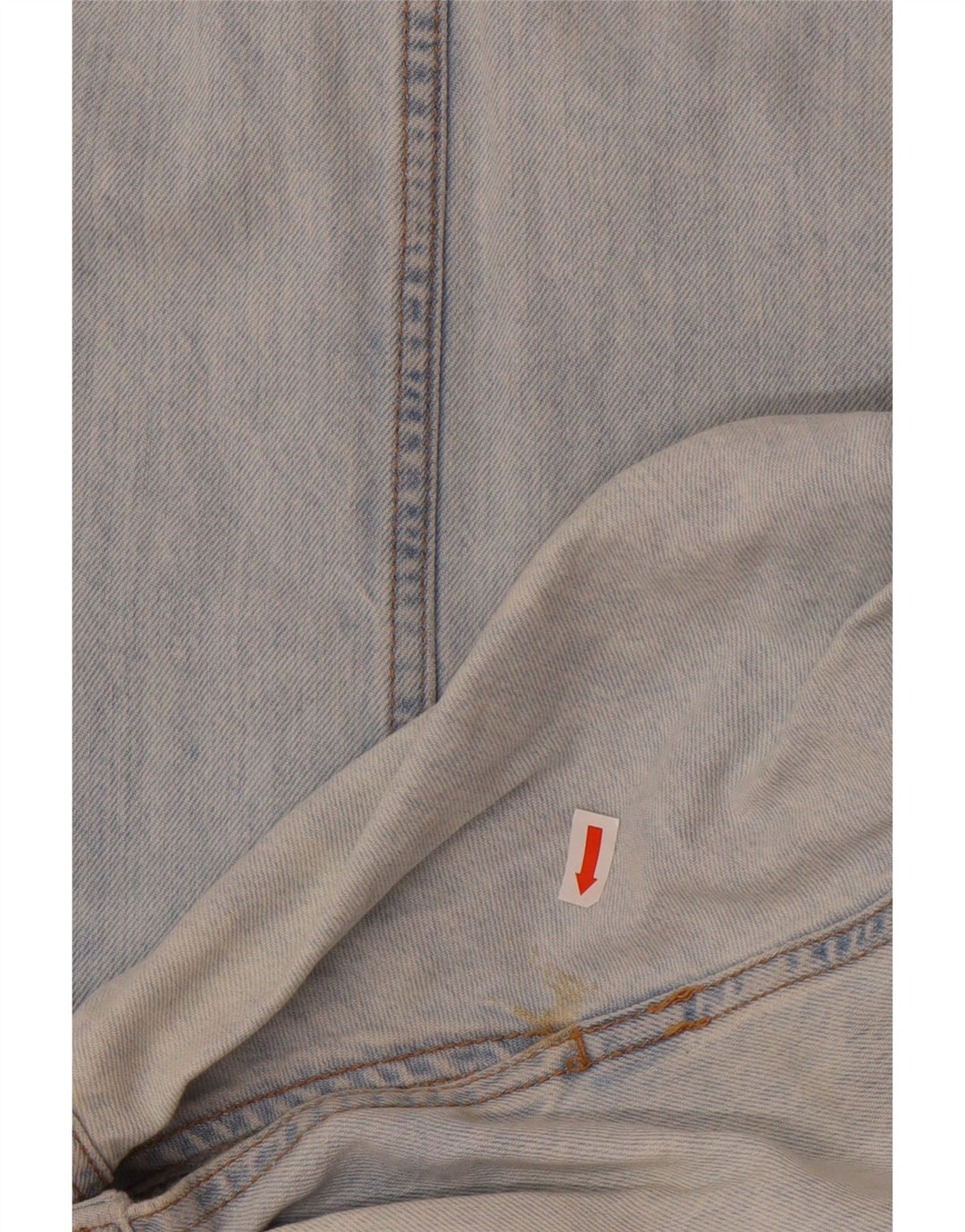 Zara Womens Oversize Denim Playsuit UK 16 Grand Bleu Coton