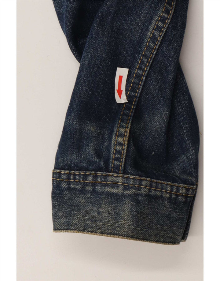 Lee Boys Veste en jean 12-13 ans Grand Bleu Coton