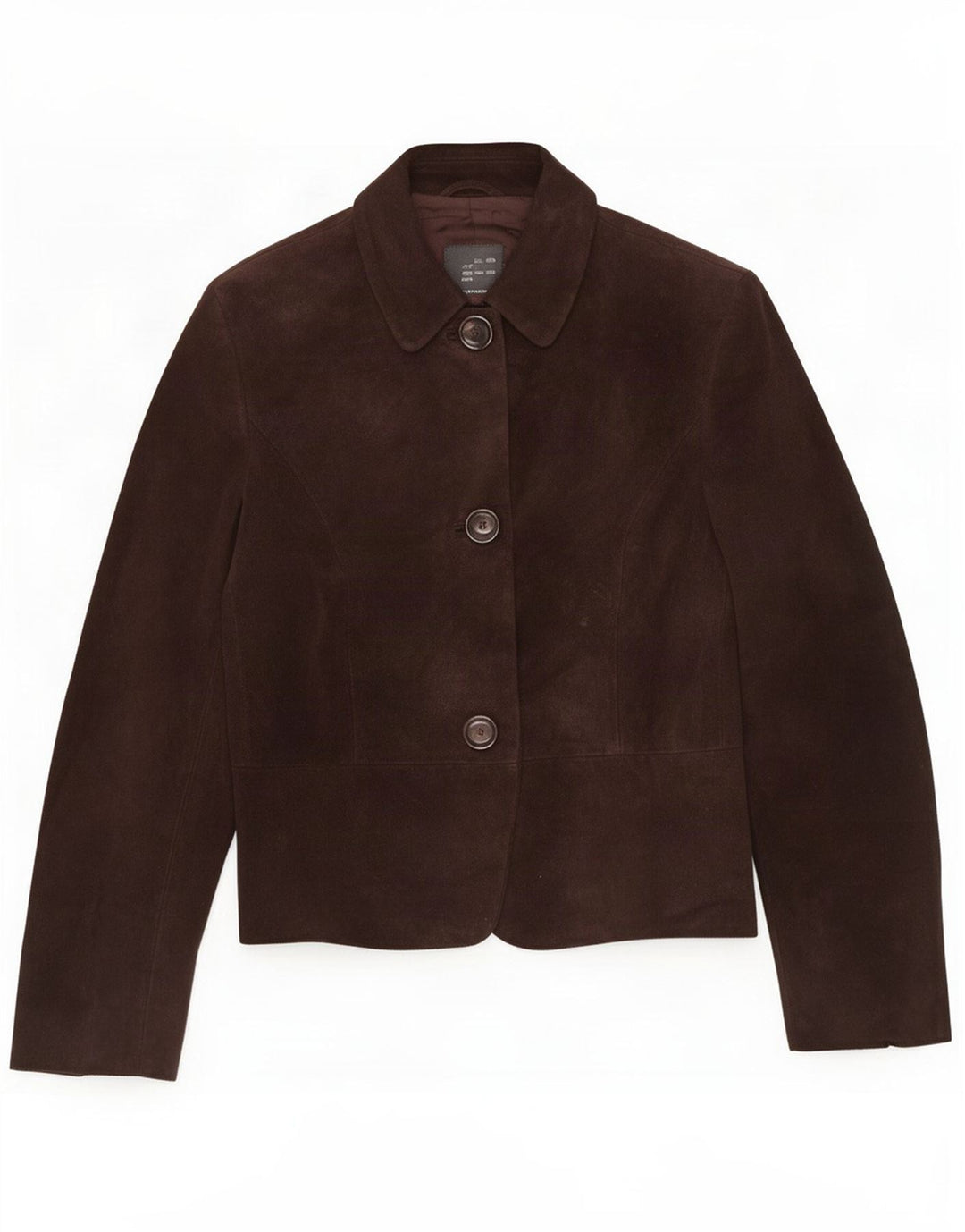 Fabrizio Lenzi Veste en Daim Femme IT 46 Grand Cuir Marron
