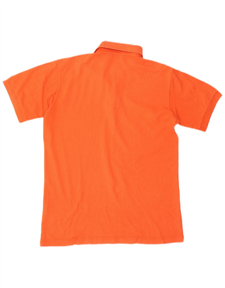 KAPPA Polo Homme Orange Moyen Coton