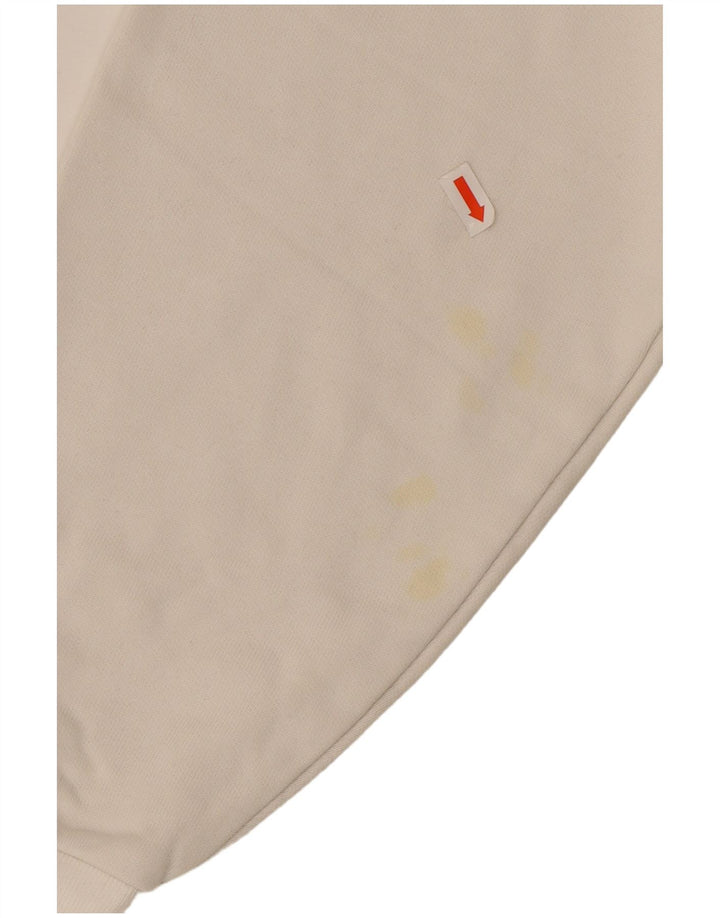 LEVI'S Sweat-shirt court surdimensionné pour femme UK 6 XS Blanc