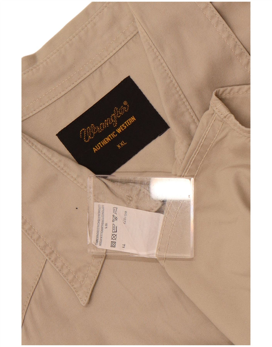 Wrangler Chemise Homme 2XL Coton Beige