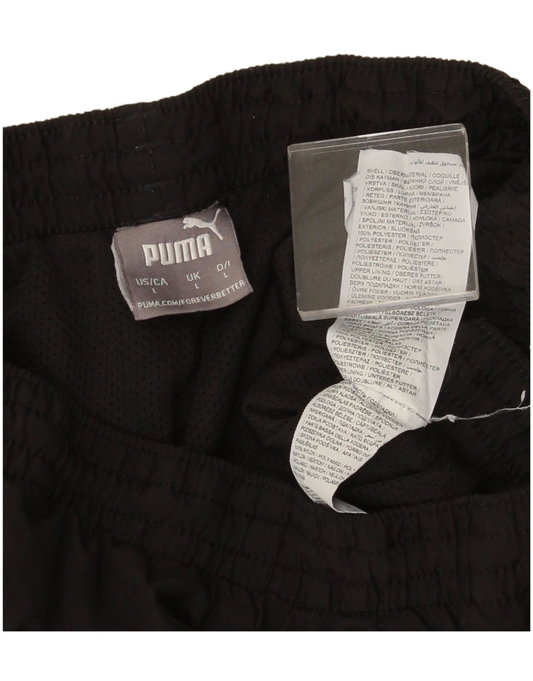 Puma Pantalon de survêtement pour homme Large Noir Polyester
