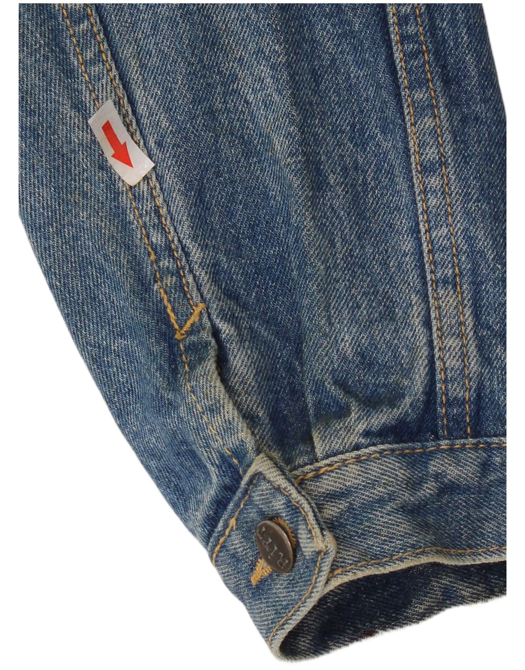 Ritt Veste en jean pour homme UK 40 Large Bleu Coton