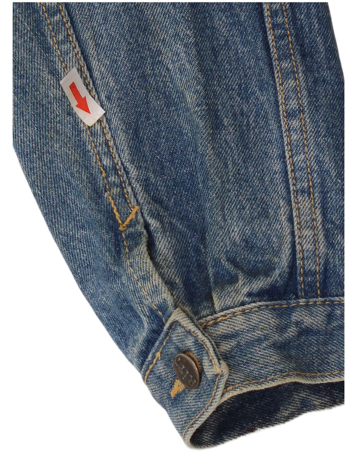 Ritt Veste en jean pour homme UK 40 Large Bleu Coton