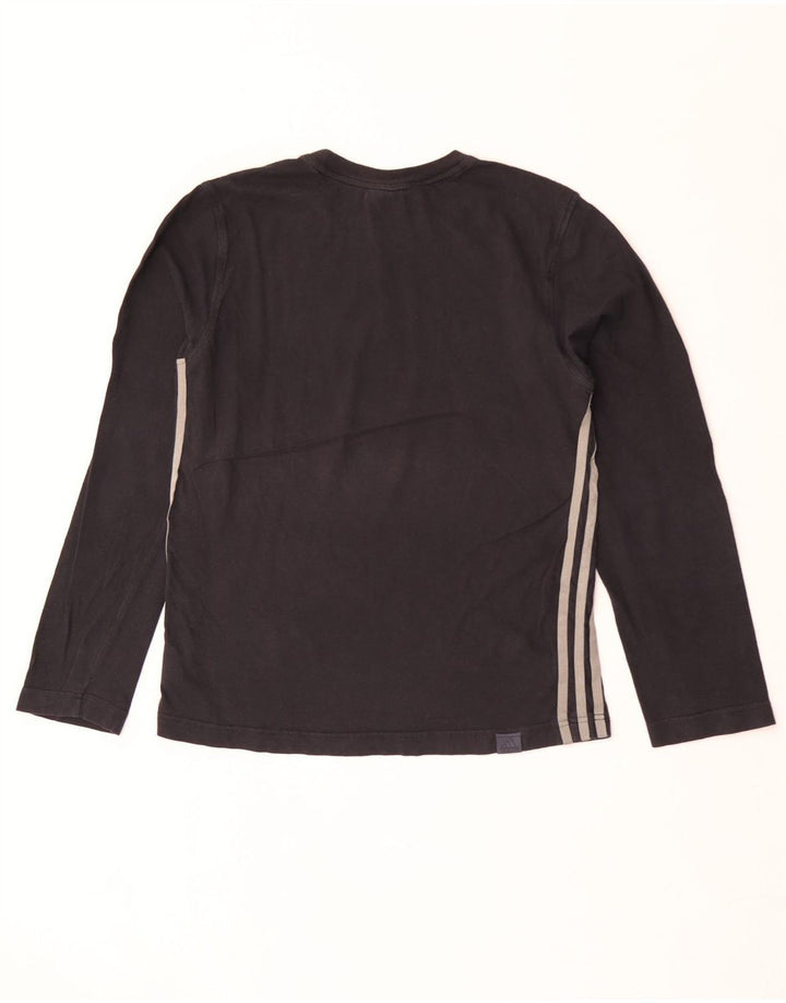 Adidas Top Garçon Manches Longues 13-14 ans Noir Coton