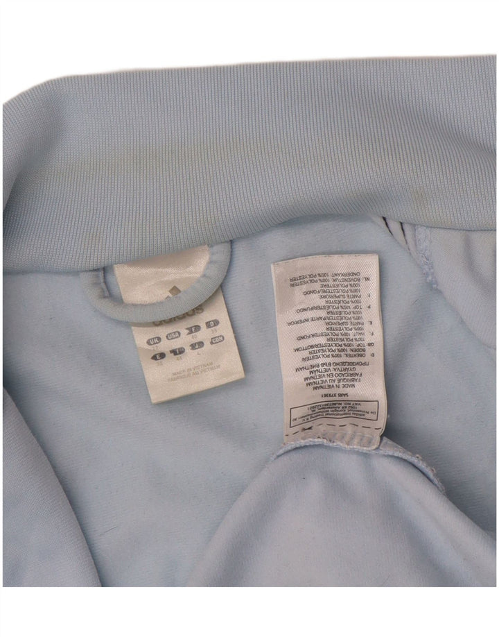 Adidas Veste de survêtement pour femme UK 12 Bleu moyen Polyester