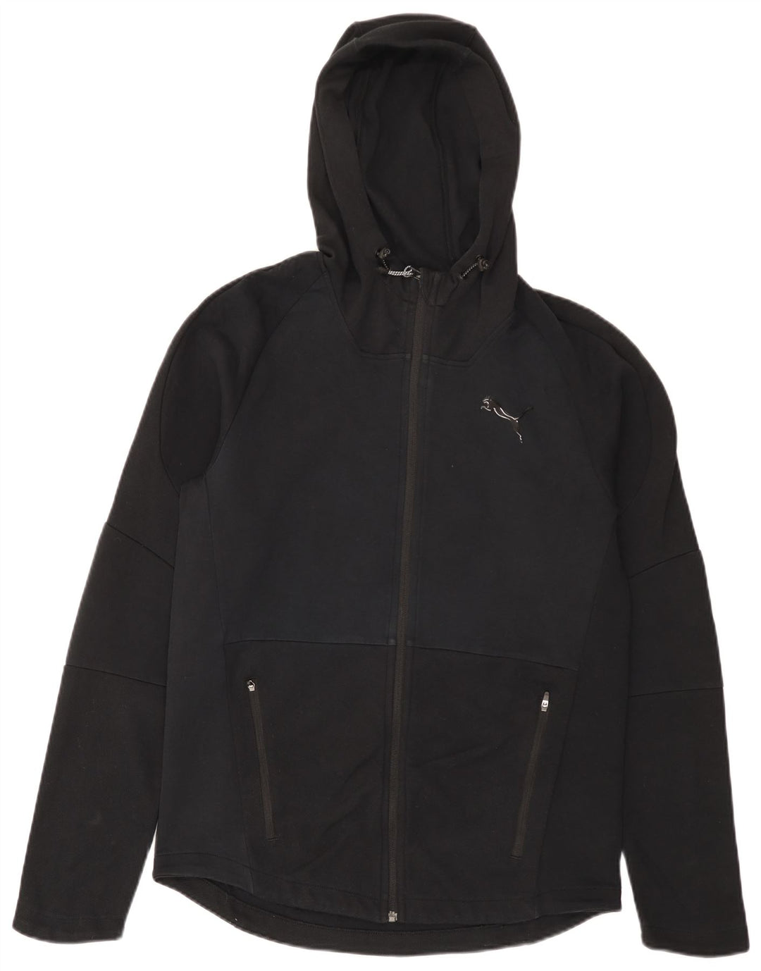 Puma Sweat à Capuche Zippé Homme Noir Moyen Coton