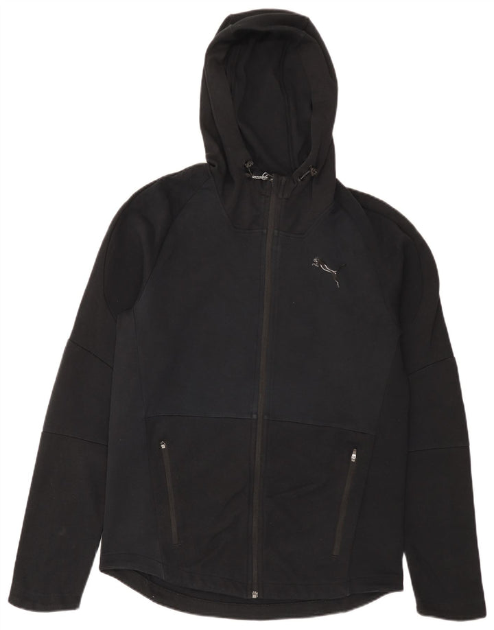 Puma Sweat à Capuche Zippé Homme Noir Moyen Coton
