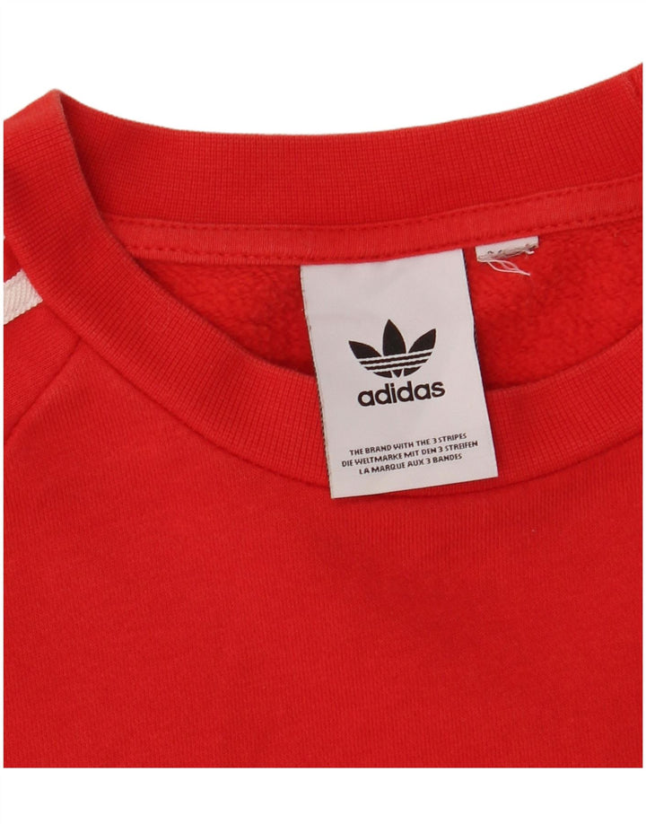 ADIDAS Sweat-Shirt Homme Rouge Moyen