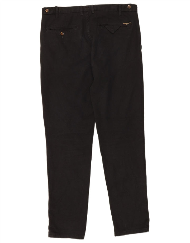 Zara Pantalon de costume slim pour homme EU 40 Medium W31 L30 Noir Polyester
