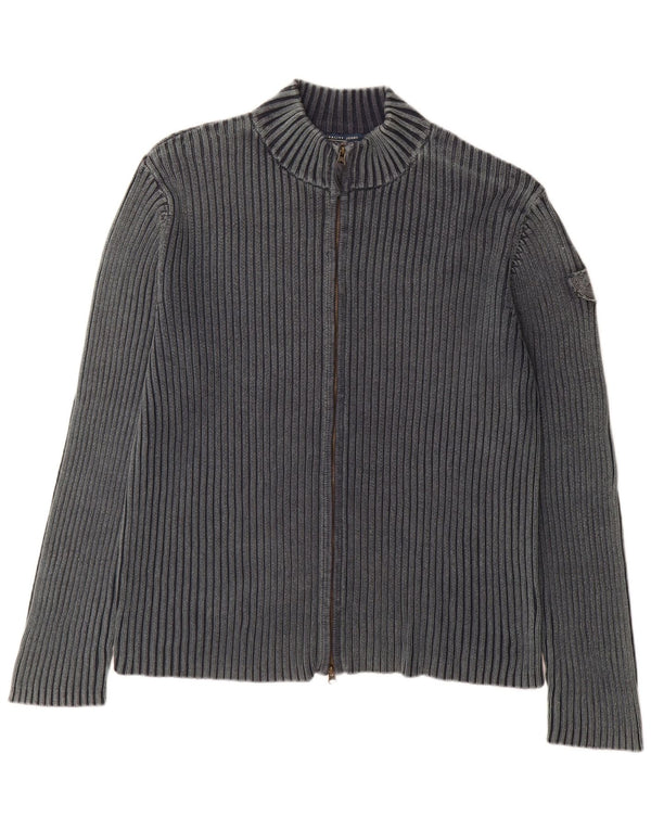 Garcia Pull Cardigan Homme XL Bleu Marine Coton