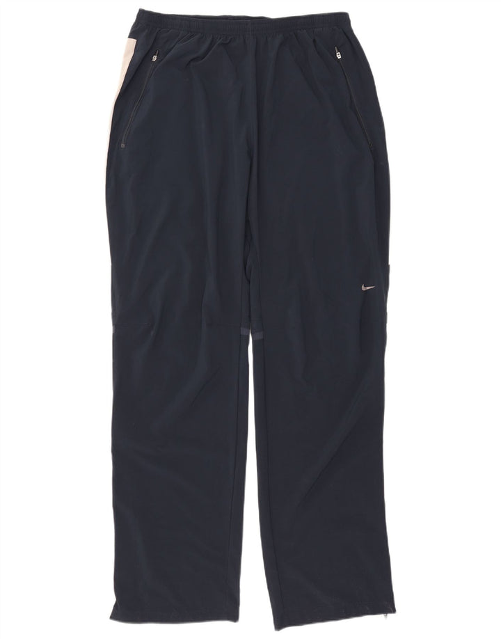 Nike Pantalon de survêtement pour homme XL Bleu marine Colorblock Polyester