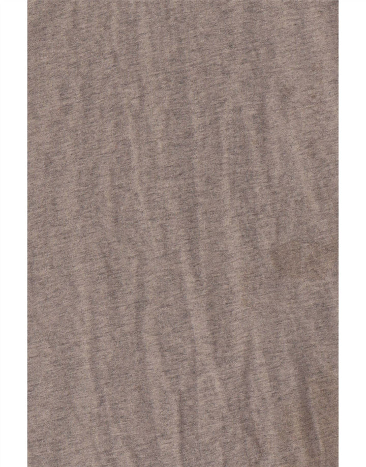 Tommy Hilfiger T-Shirt Regular Fit Graphique Homme Gris Moyen Coton
