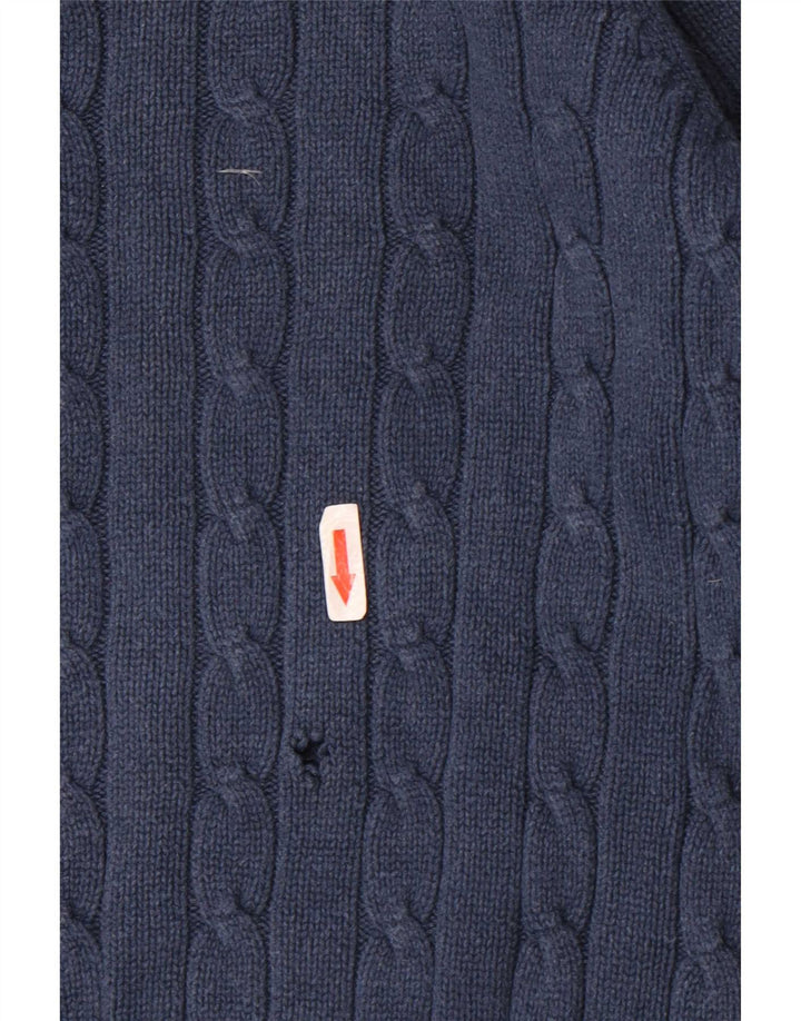Marks & Spencer Pull à col rond Blue Harbour pour homme, grand bleu marine