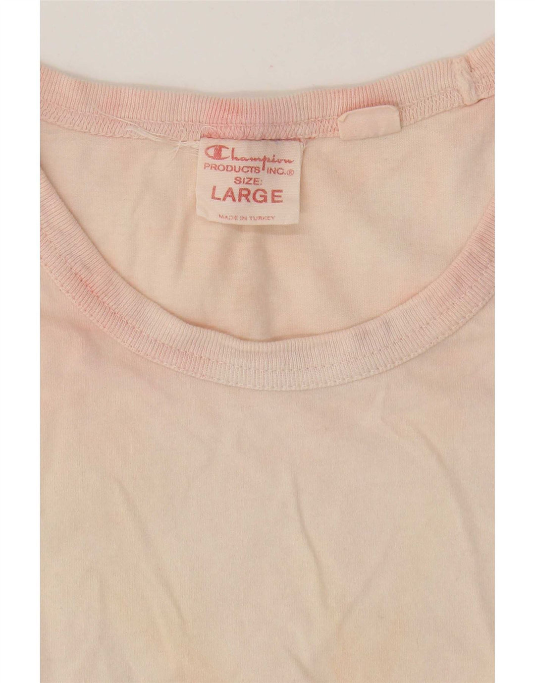 Champion T-Shirt Homme Haut Large Rose Tie Dye