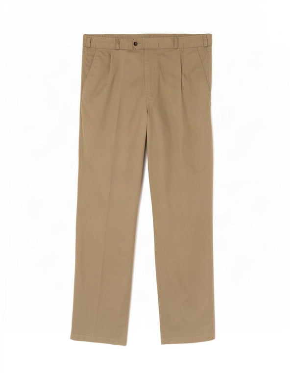 Pantalon de costume Liberty pour homme W38 L31 en coton beige