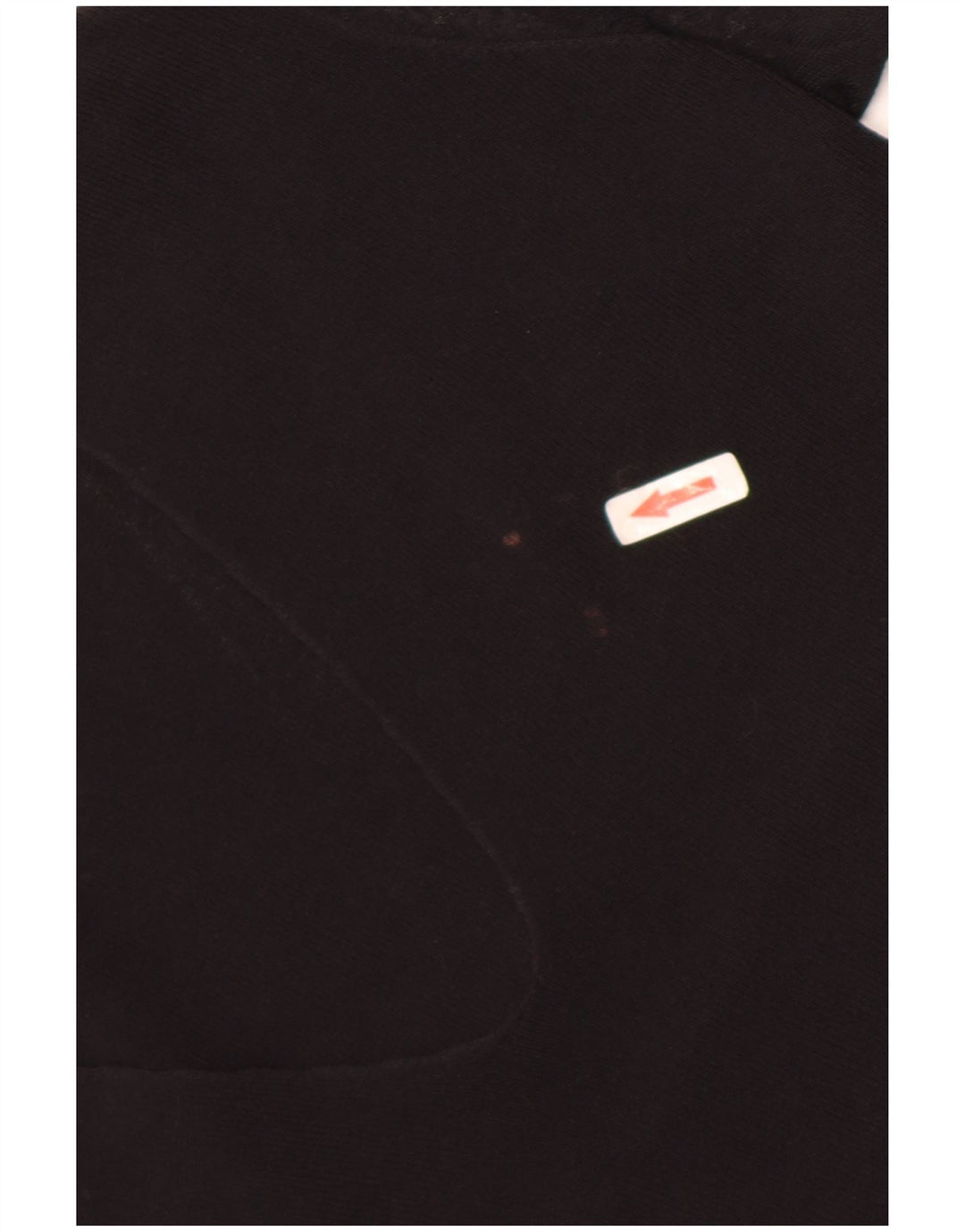 Zara Femme Top Manches Longues UK 10 Small Noir Viscose