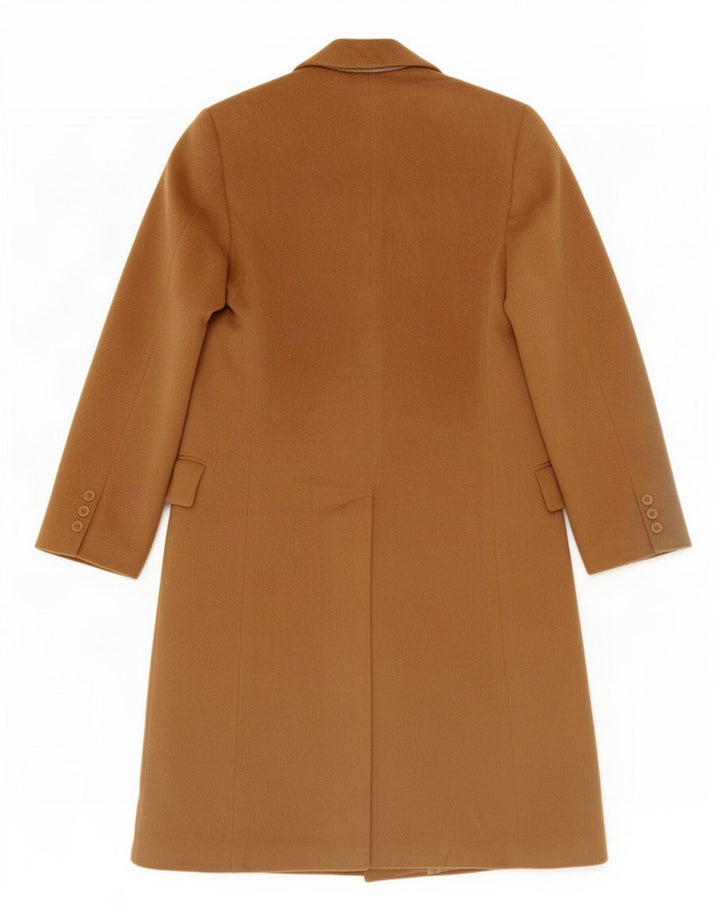 Elle Femme Manteau Croisé 2XL Laine Marron
