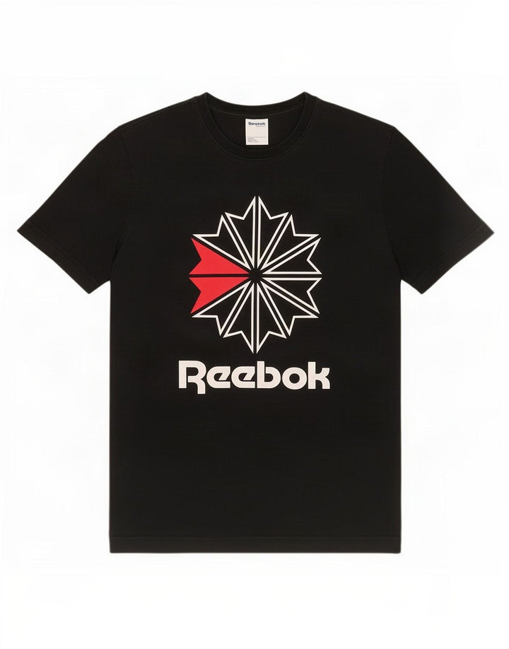 Reebok Tee-Shirt Graphic Homme Noir Moyen