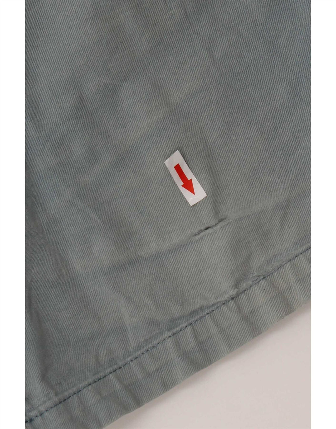 Marks & Spencer Short Chino Homme Large W36 Bleu Coton