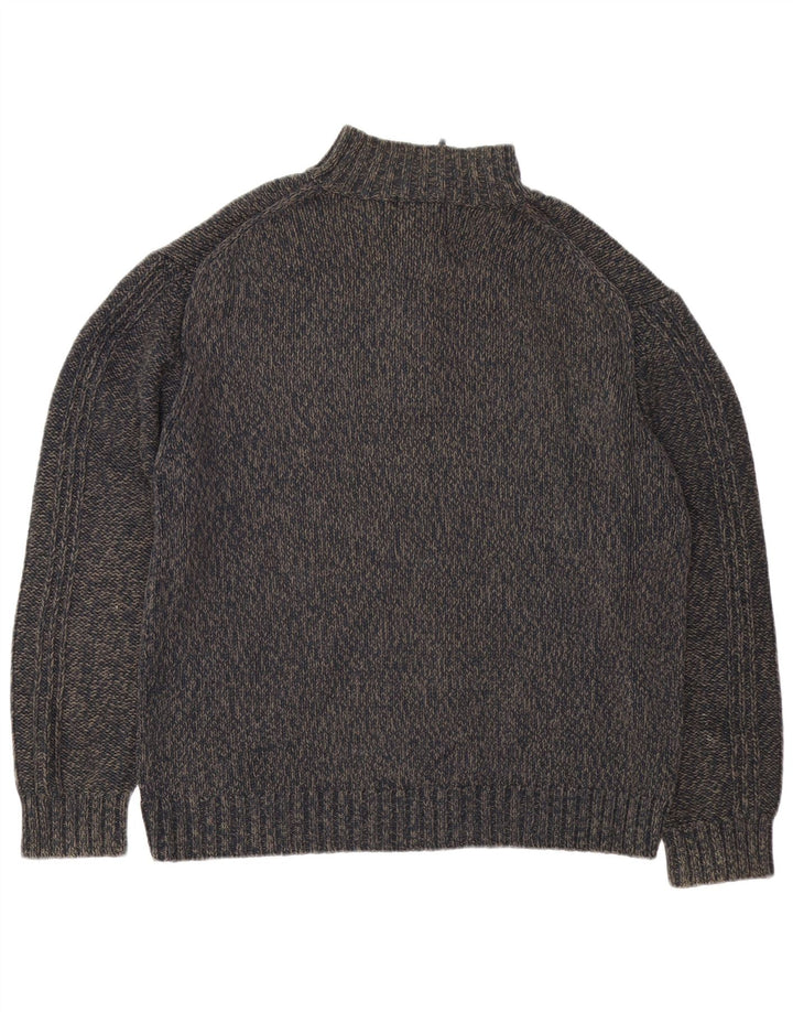 Marks & Spencer Pull à Col Zippé Blue Harbor Homme XL Bleu Marine