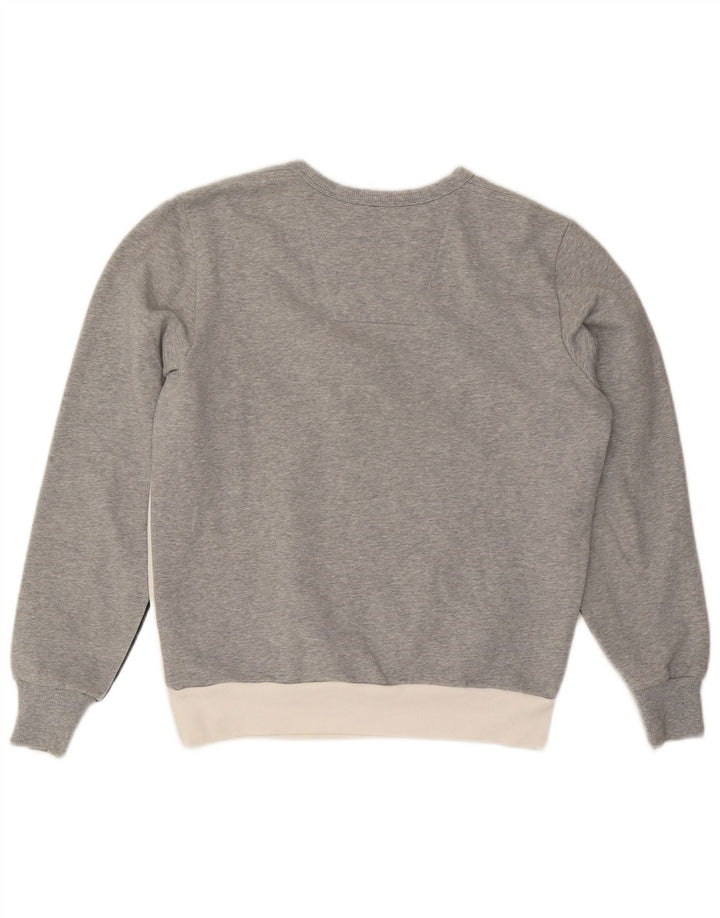 G-STAR Sweat-Shirt Graphique Homme Gris Moyen Polyester Colorblock