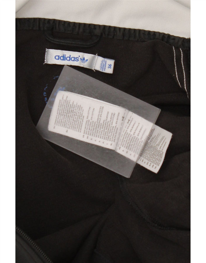 ADIDAS Veste de survêtement pour femme EU 36 Petit Noir Colourblock Coton
