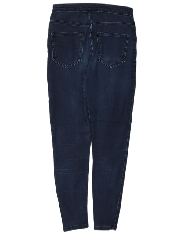 Marks & Spencer Jean skinny pour femme UK 10 Small W27 L27 Bleu marine Coton