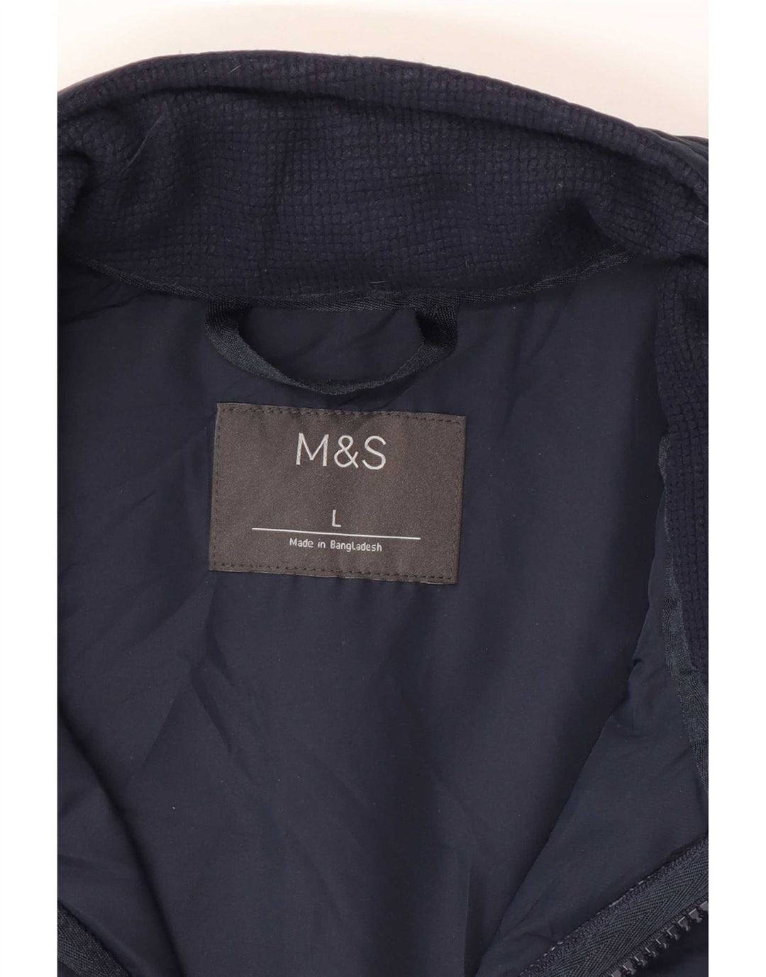 Marks & Spencer Veste de survêtement pour homme Taille L Bleu marine Colourblock