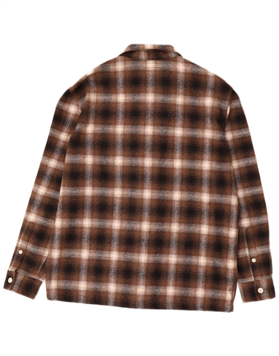 Jack Wills Chemise en flanelle surchemise pour homme à carreaux marron moyen