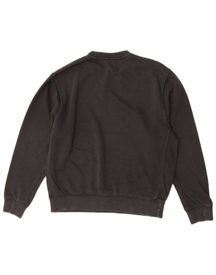 Nike Sweat-shirt graphique pour homme en coton noir Taille S