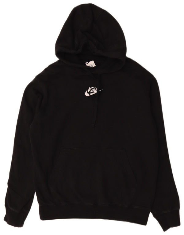 Nike Pull à capuche graphique pour homme en coton color block Noir Taille S