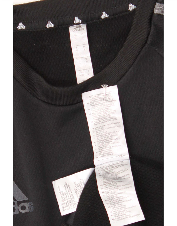 Adidas Sweat-shirt graphique pour homme Noir moyen Polyester