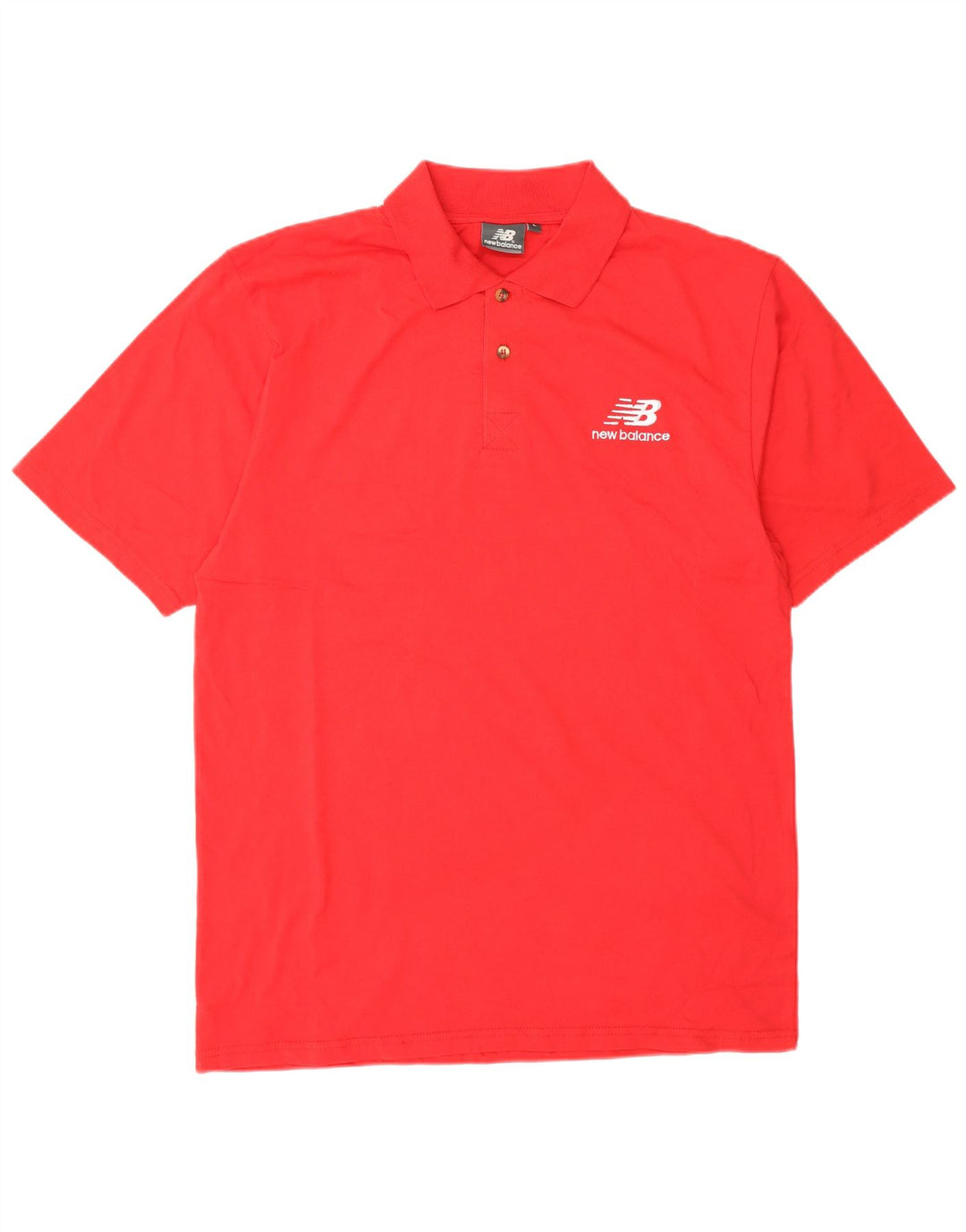 New Balance Polo Homme Grand Coton Rouge