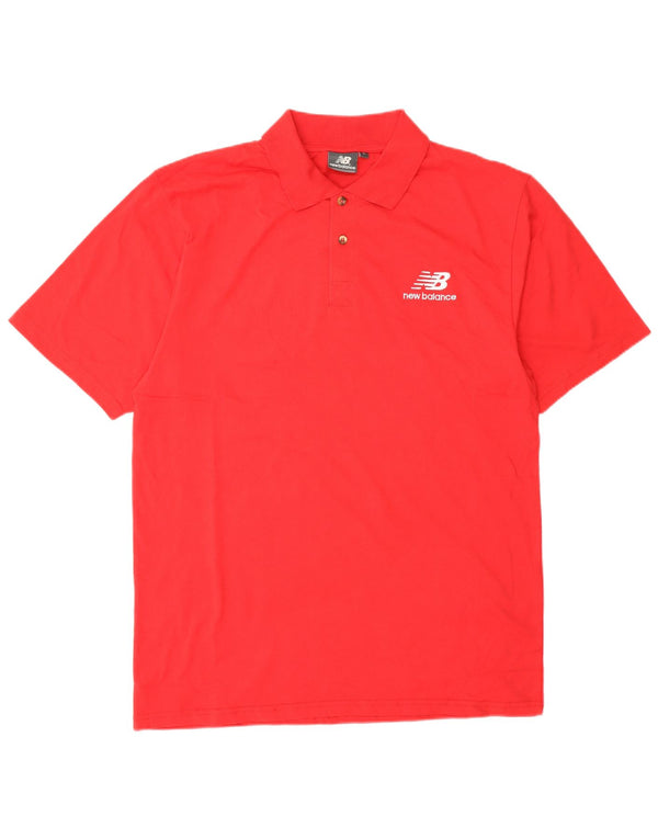 New Balance Polo Homme Grand Coton Rouge