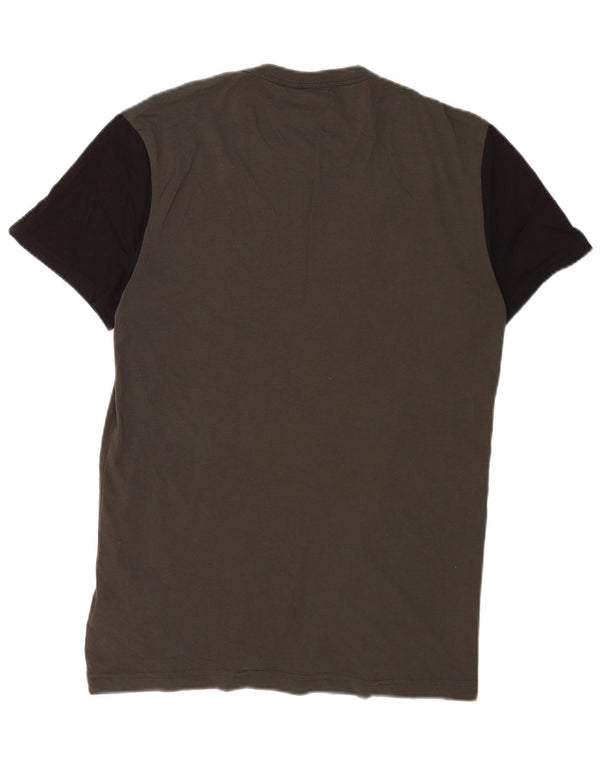 G-Star Homme Graphic T-Shirt Top Petit Gris Colorblock Cotton