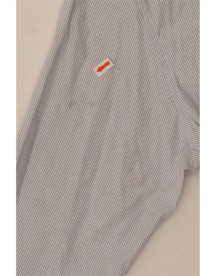 Reiss Chemise Slim Fit Homme Bleu Moyen Rayé Coton