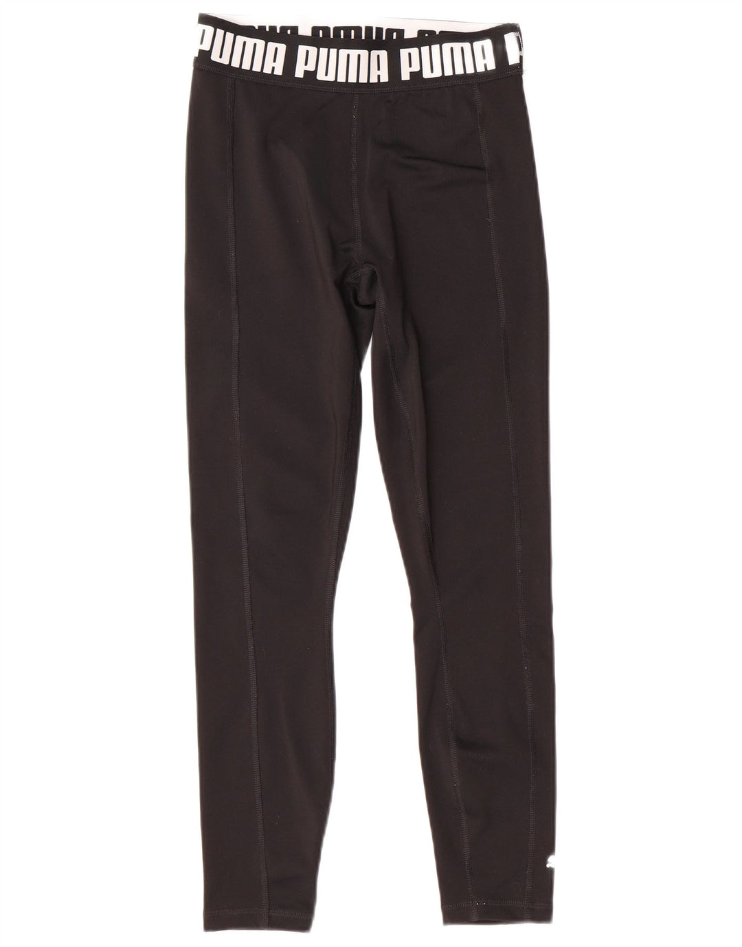 PUMA Womens Graphic Leggings UK 4 XS Black Polyester