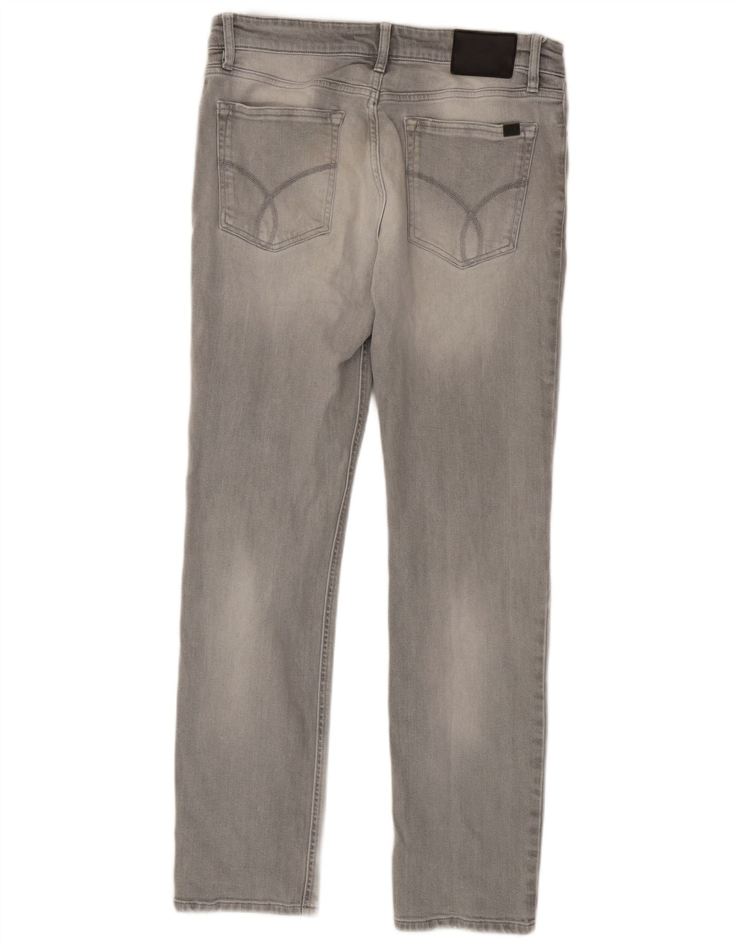 Calvin Klein Jean Slim Homme W32 L32 Gris Coton
