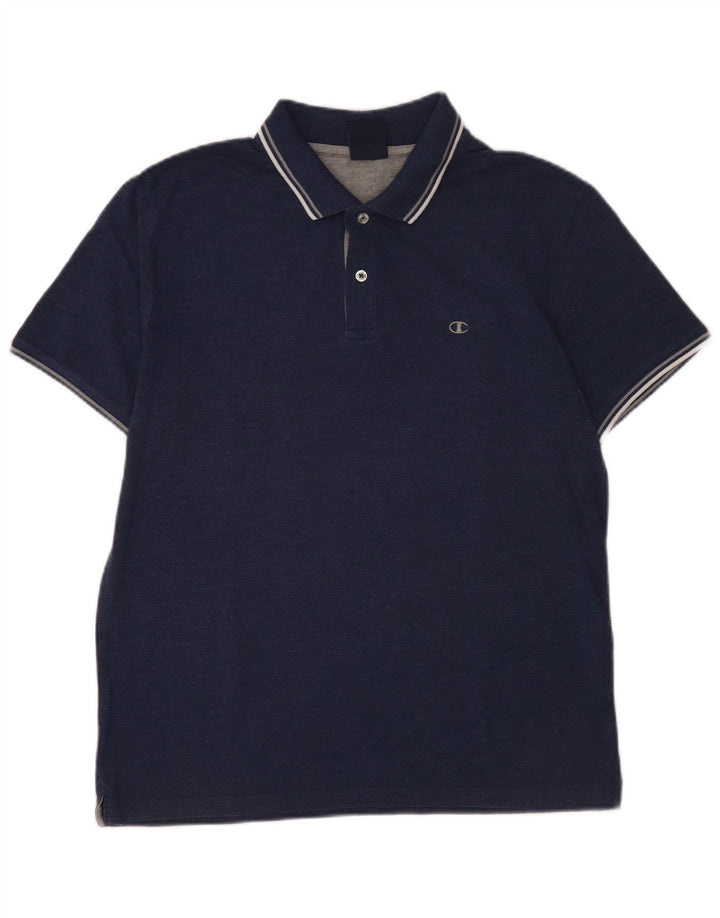 Champion Polo Homme Grand Bleu Marine Coton