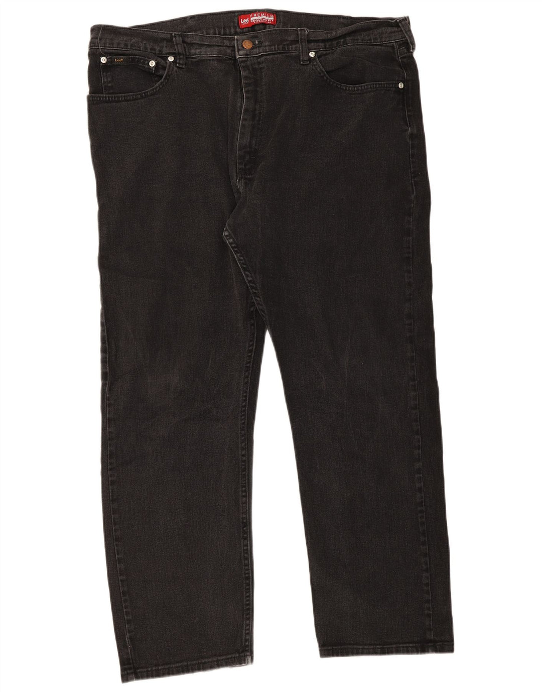 Lee Jean droit coupe droite homme W42 L30 coton noir