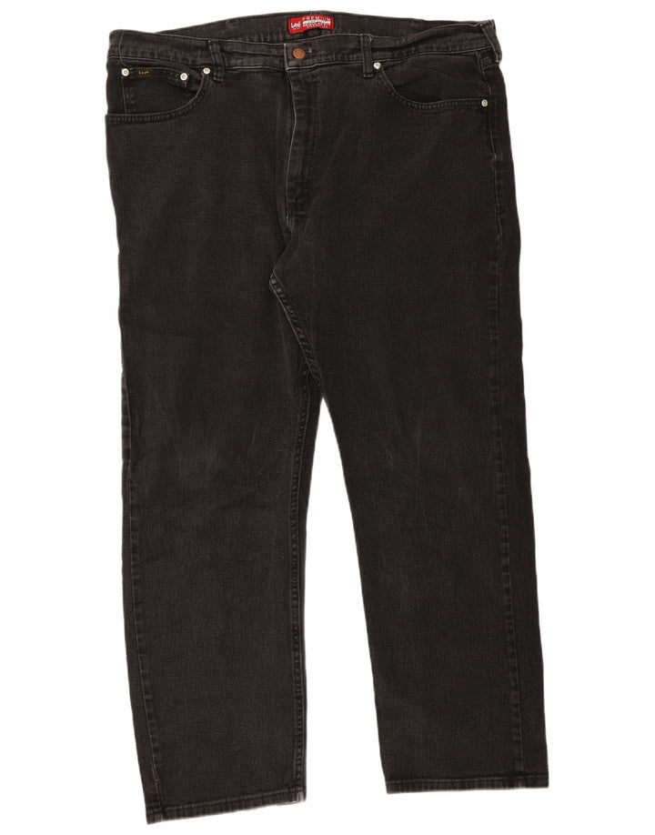 Lee Jean droit coupe droite homme W42 L30 coton noir