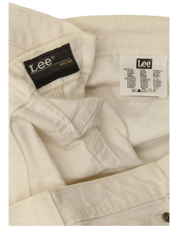 Lee Powell Jeans W36 L33 Femme Blanc Coton