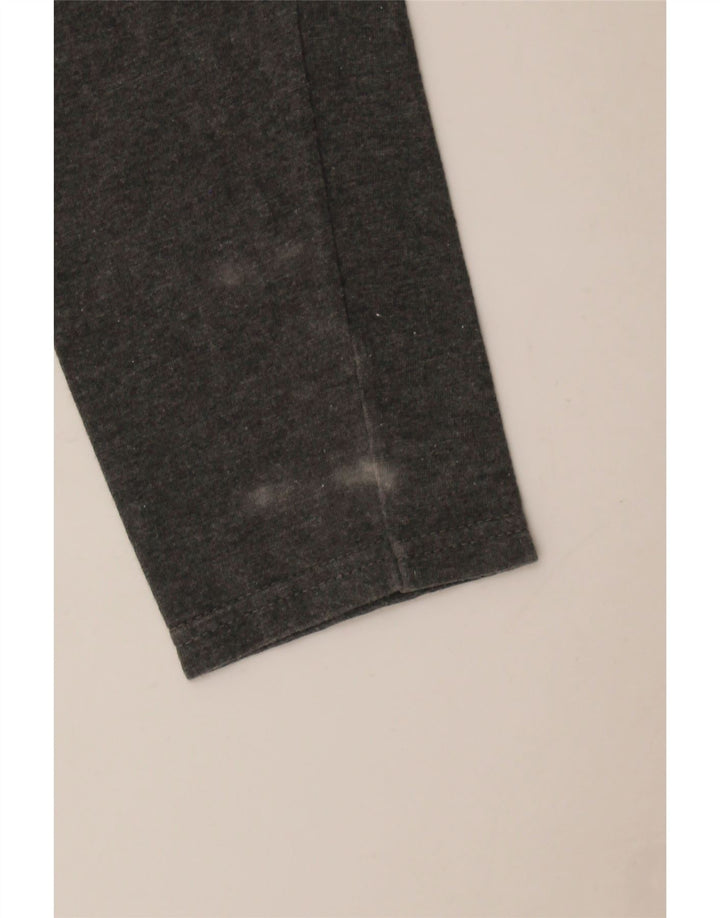 vintage Womens Body UK 12 Coton Gris Moyen