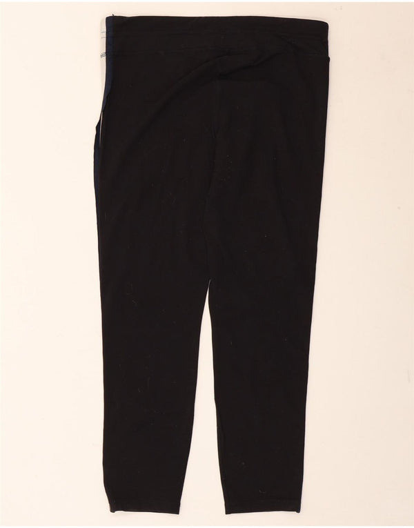 J. Crew Pantalon de survêtement pour femme UK 16 Large Noir Nylon