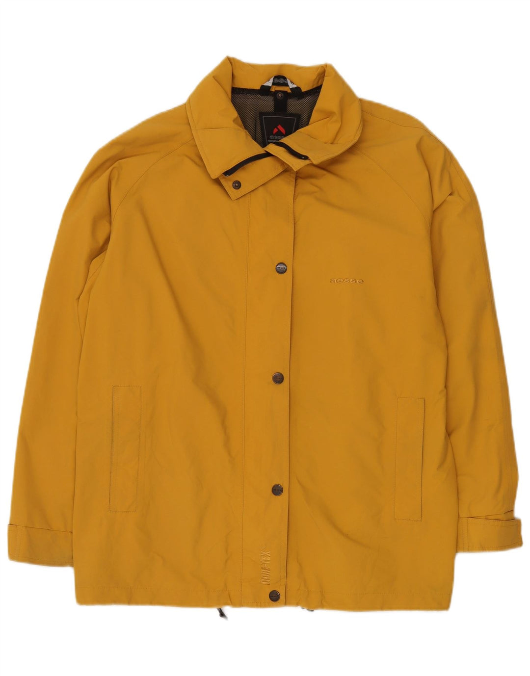 AESSE Veste de pluie surdimensionnée pour femme IT 46 Large Jaune Nylon