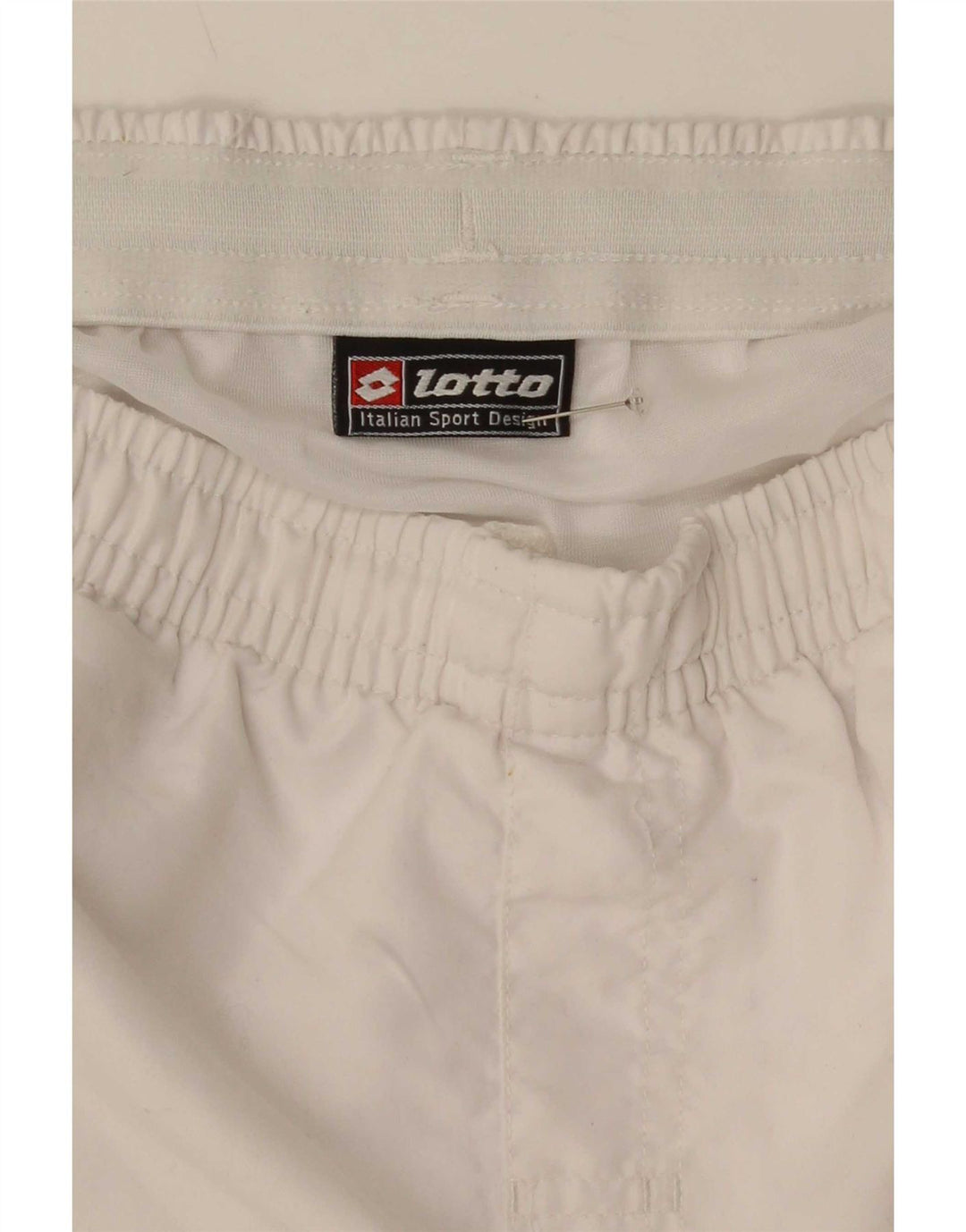 Lotto Short de Sport Graphique Homme Blanc Colorblock Moyen