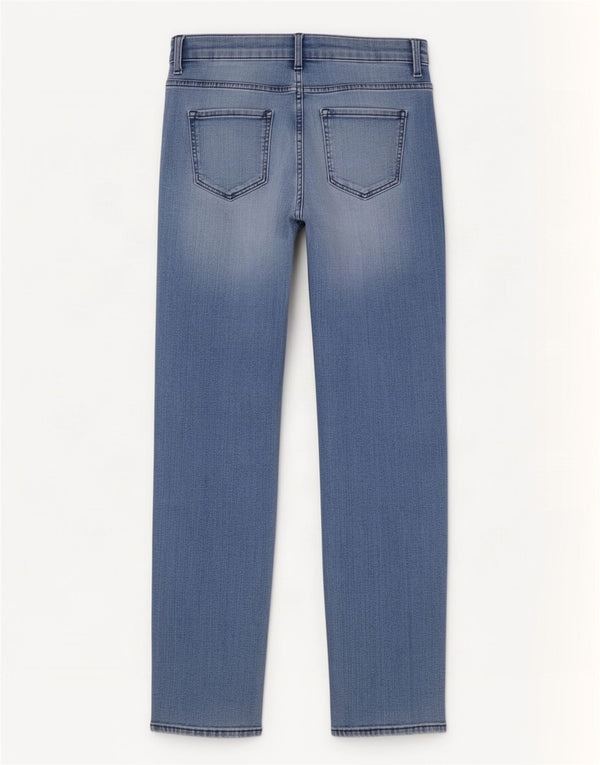 Marks & Spencer Jean droit coupe régulière pour femme UK 14 Large W30 L30 Bleu